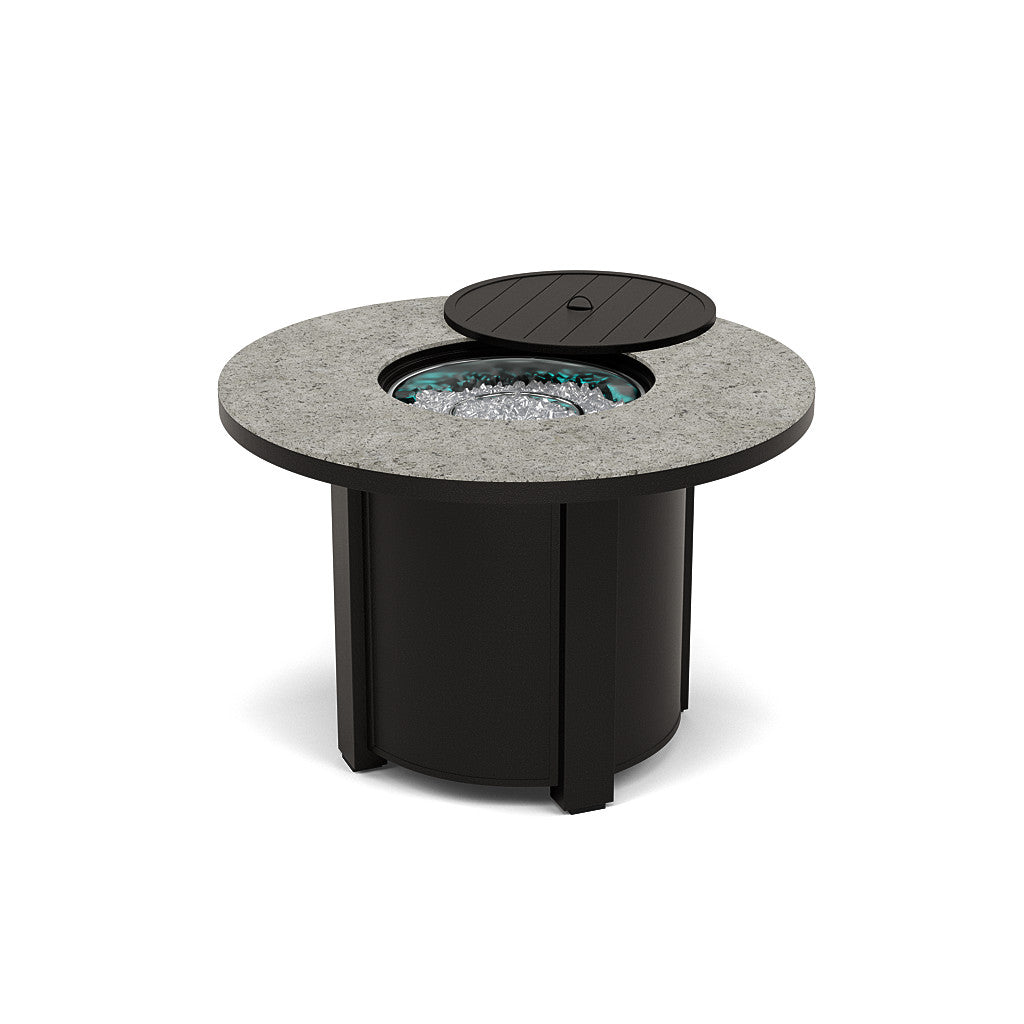 44" Round Dining Fire Pit Table - Multiple Colors and Top Patterns