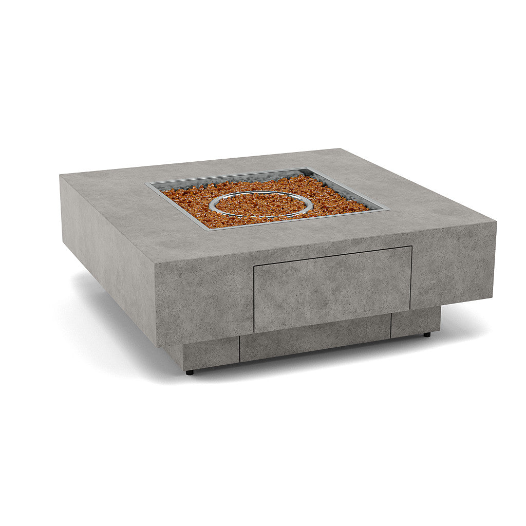 48″ Square Bodega Fire Pit Tables - Multiple Colors