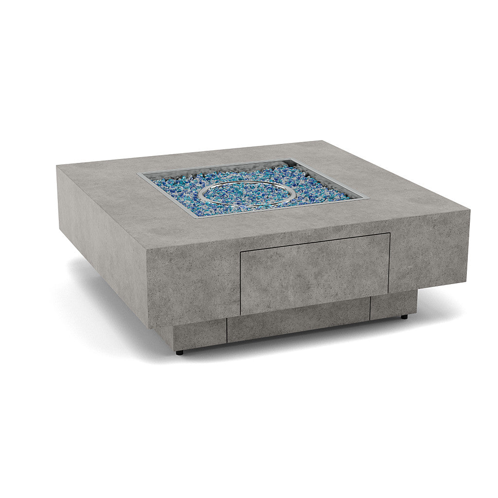 48″ Square Bodega Fire Pit Tables - Multiple Colors