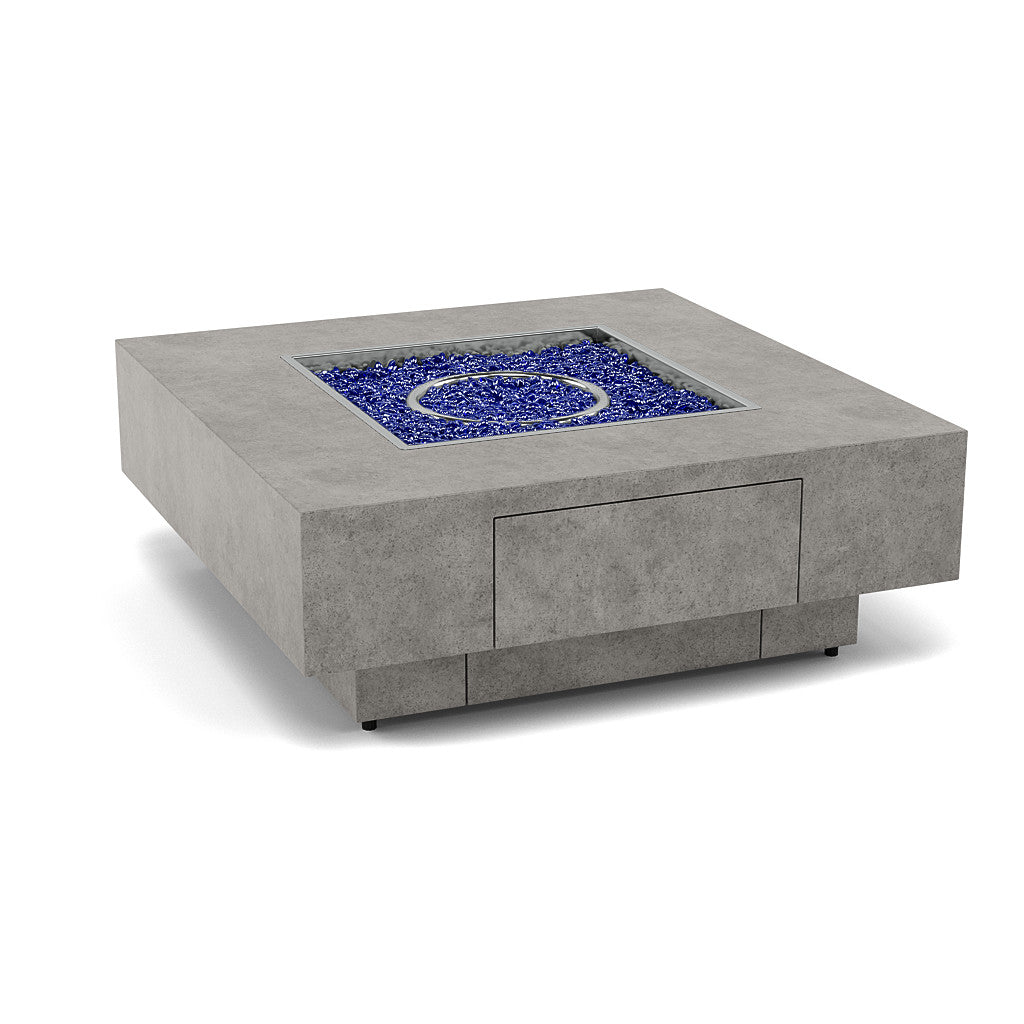 48″ Square Bodega Fire Pit Tables - Multiple Colors