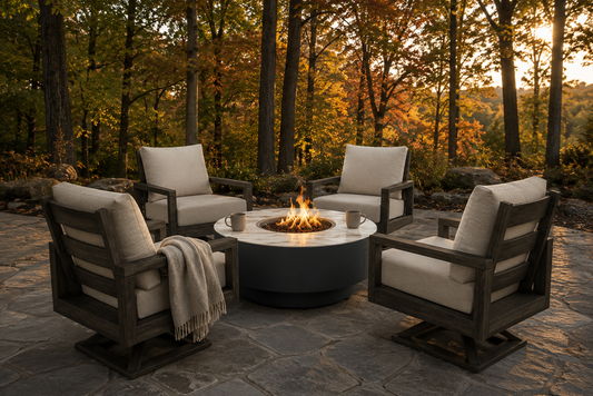 Prep Your Patio for Fall: Make a Fire Pit Table the Center of It All