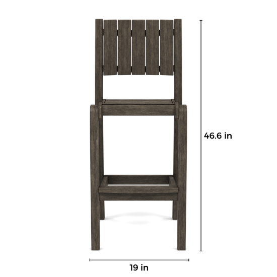 Asheville Barstool-DIMENSION-FRONT