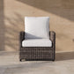 Malibu Club Chair Featuring “Blanco” Solution-Dyed Polyester Cushions