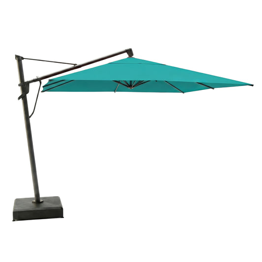 11.5' Treasure Garden Cantilever Square Umbrella with Black Frame