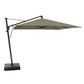 11.5' Treasure Garden Cantilever Square Umbrella with Black Frame