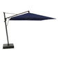 11.5' Treasure Garden Cantilever Square Umbrella with Black Frame