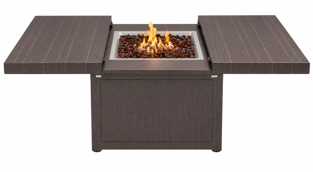 Square Functional Fire Pit