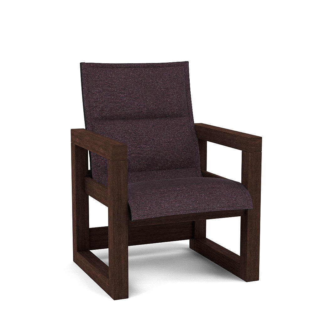 Frame Padded Sling Dining Chair
