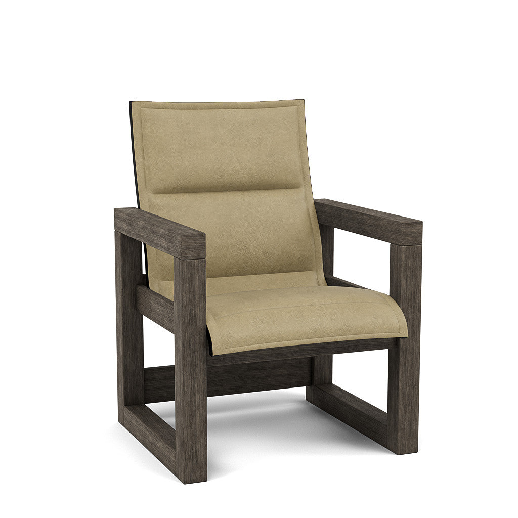 Frame Padded Sling Dining Chair