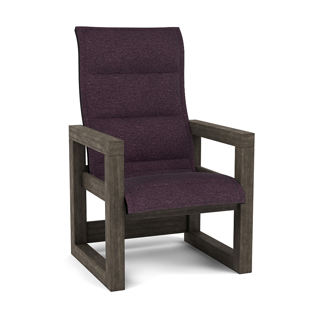 Frame Padded Sling Dining Chair