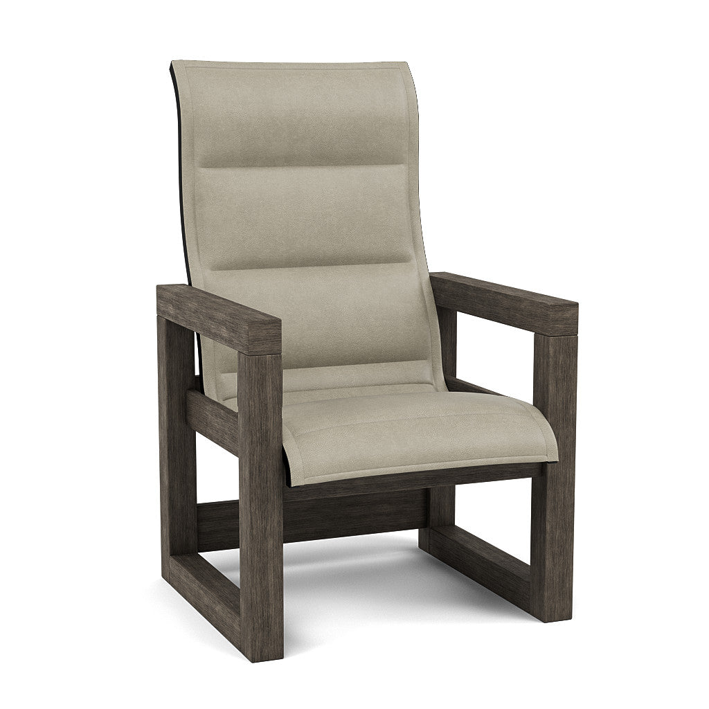 Frame Padded Sling Dining Chair
