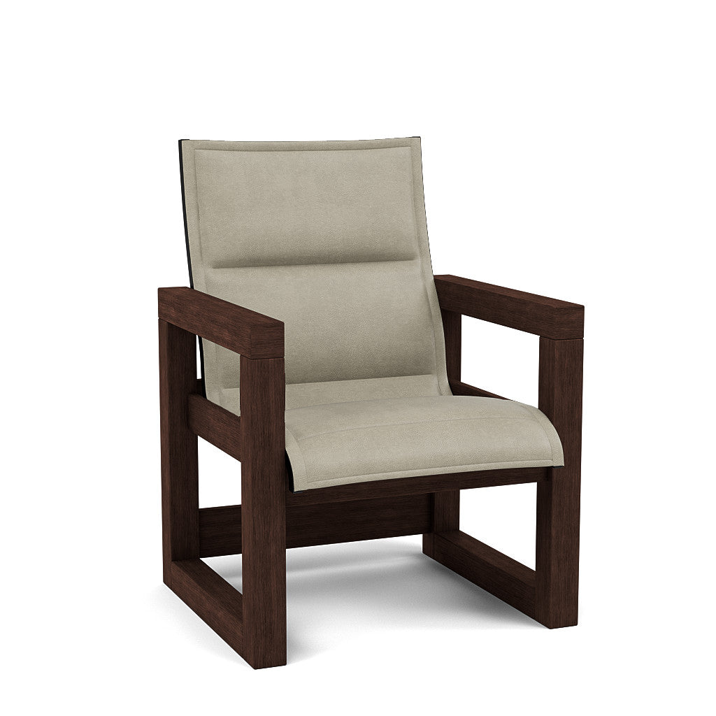 Frame Padded Sling Dining Chair