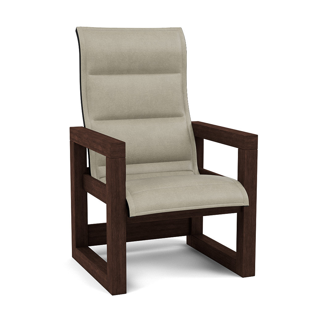 Frame Padded Sling Dining Chair