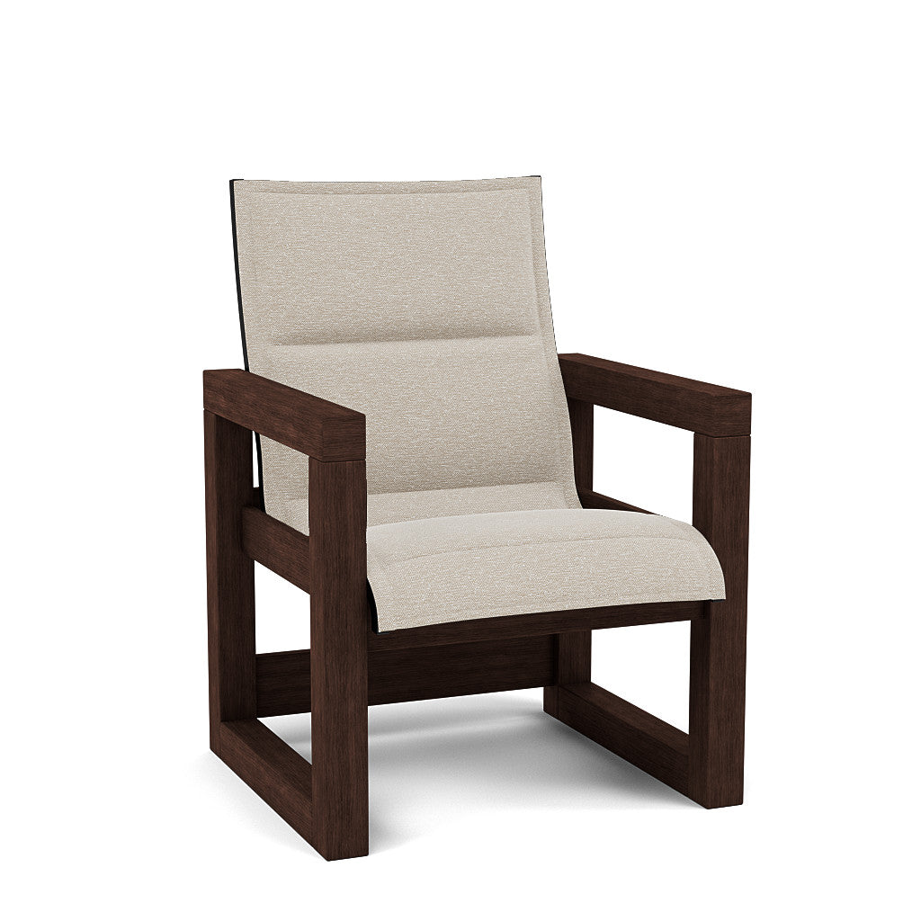 Frame Padded Sling Dining Chair