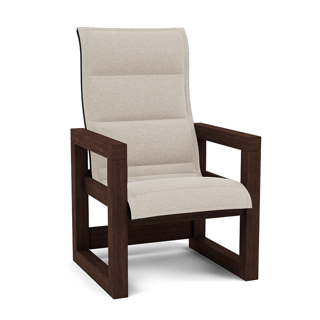 Frame Padded Sling Dining Chair