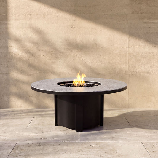 Dekton Topped 54" Chat Height Fire Table