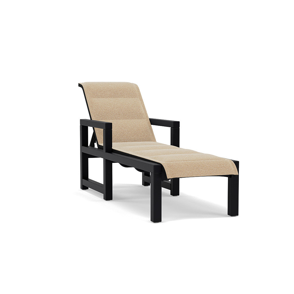 Lakeside Padded Sling Chaise Lounge