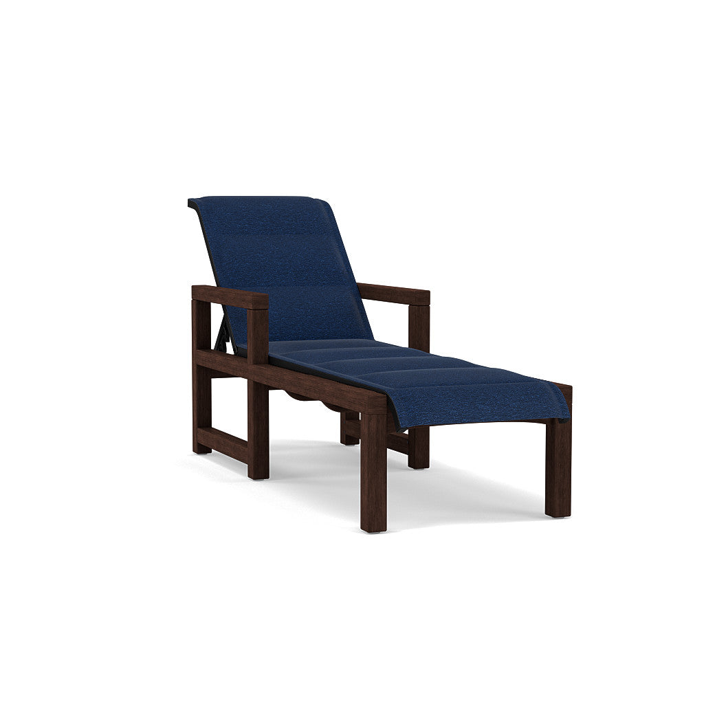Lakeside Padded Sling Chaise Lounge