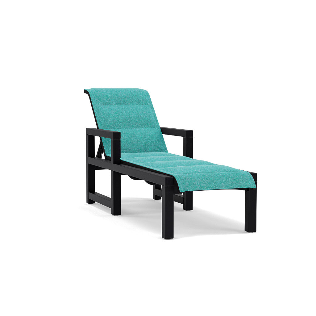 Lakeside Padded Sling Chaise Lounge