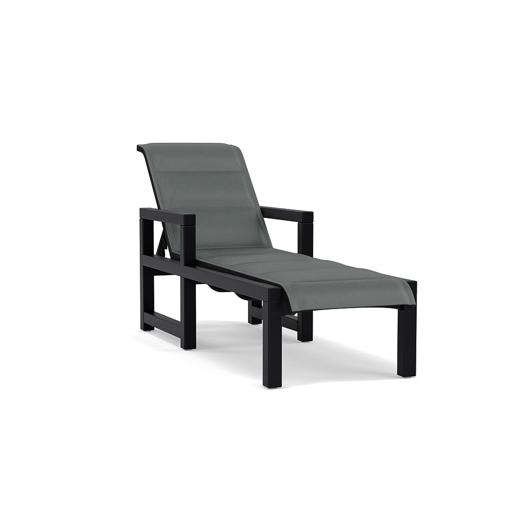 Lakeside Padded Sling Chaise Lounge