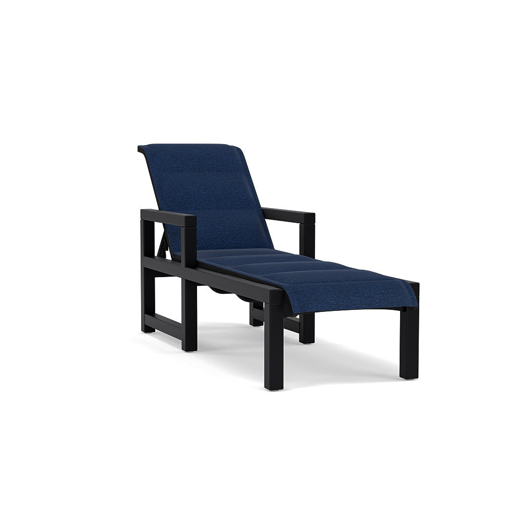 Lakeside Padded Sling Chaise Lounge