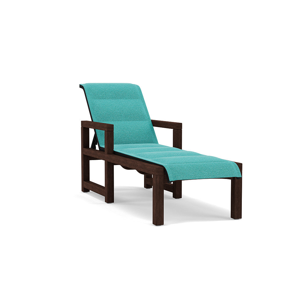 Lakeside Padded Sling Chaise Lounge