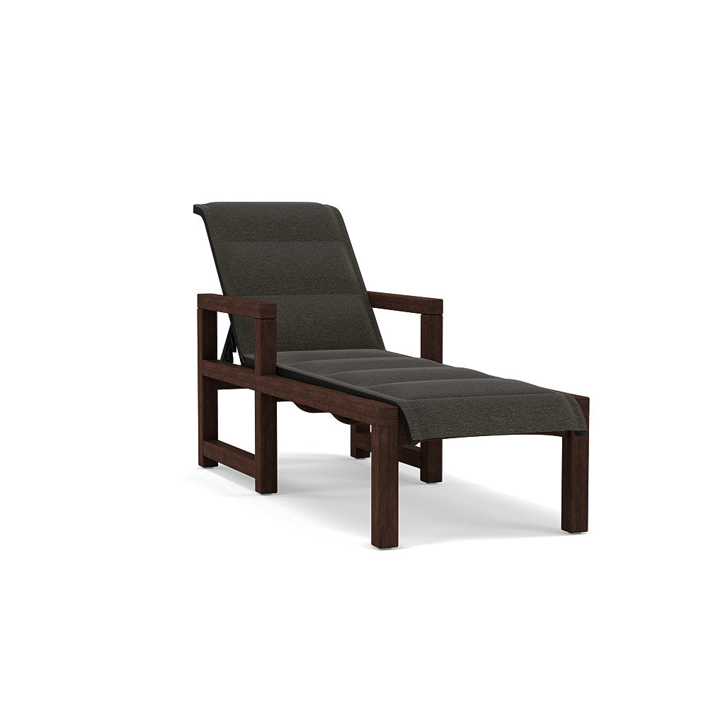 Lakeside Padded Sling Chaise Lounge
