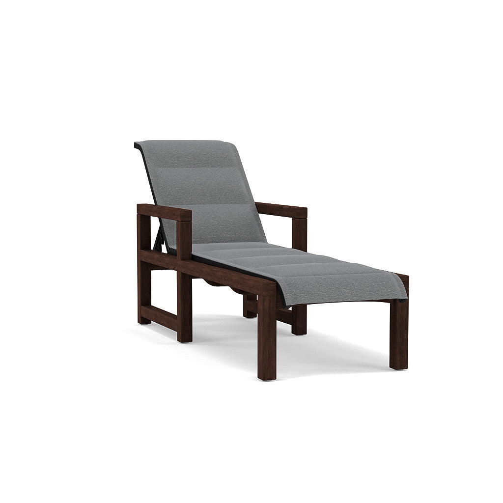 Lakeside Padded Sling Chaise Lounge