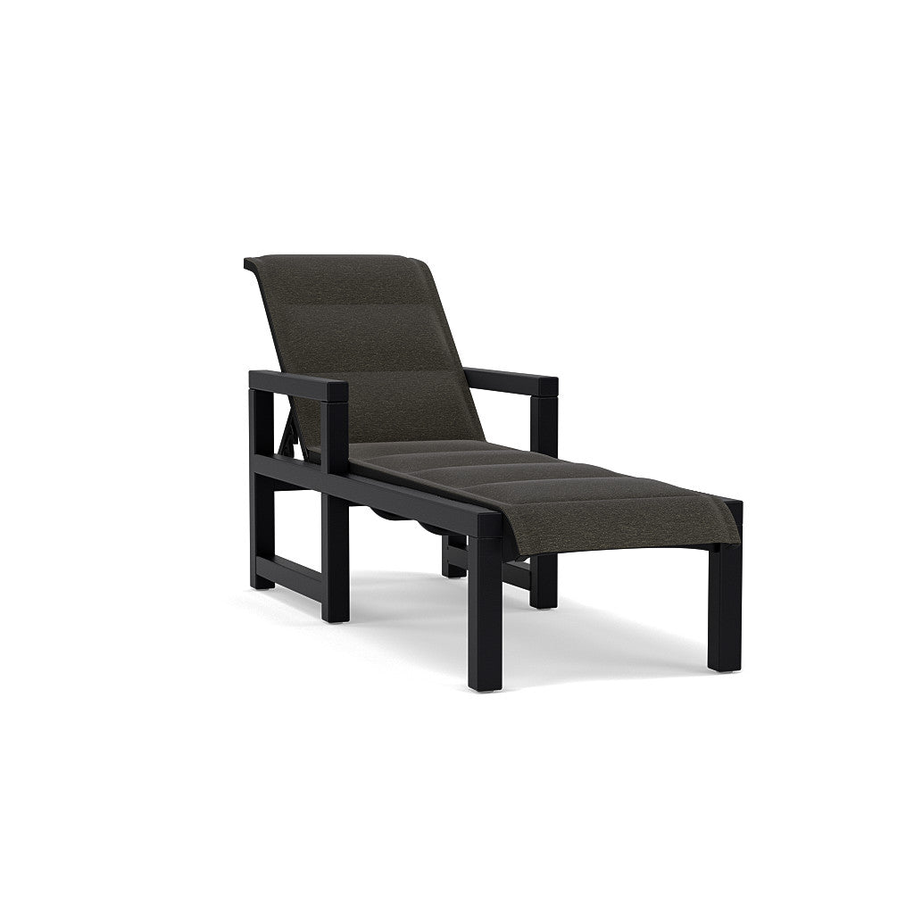 Lakeside Padded Sling Chaise Lounge