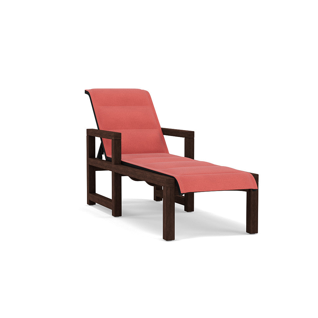 Lakeside Padded Sling Chaise Lounge
