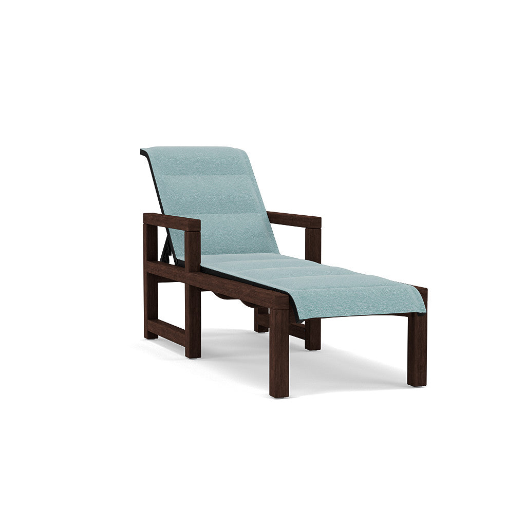 Lakeside Padded Sling Chaise Lounge
