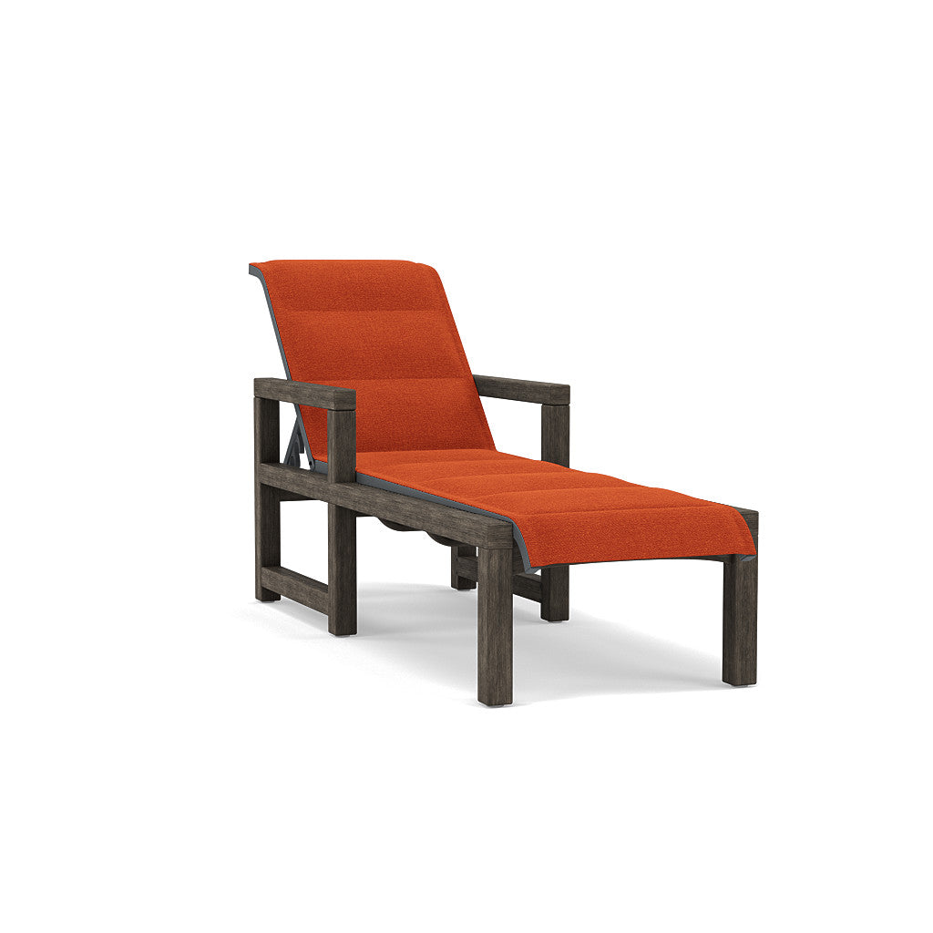 Lakeside Padded Sling Chaise Lounge