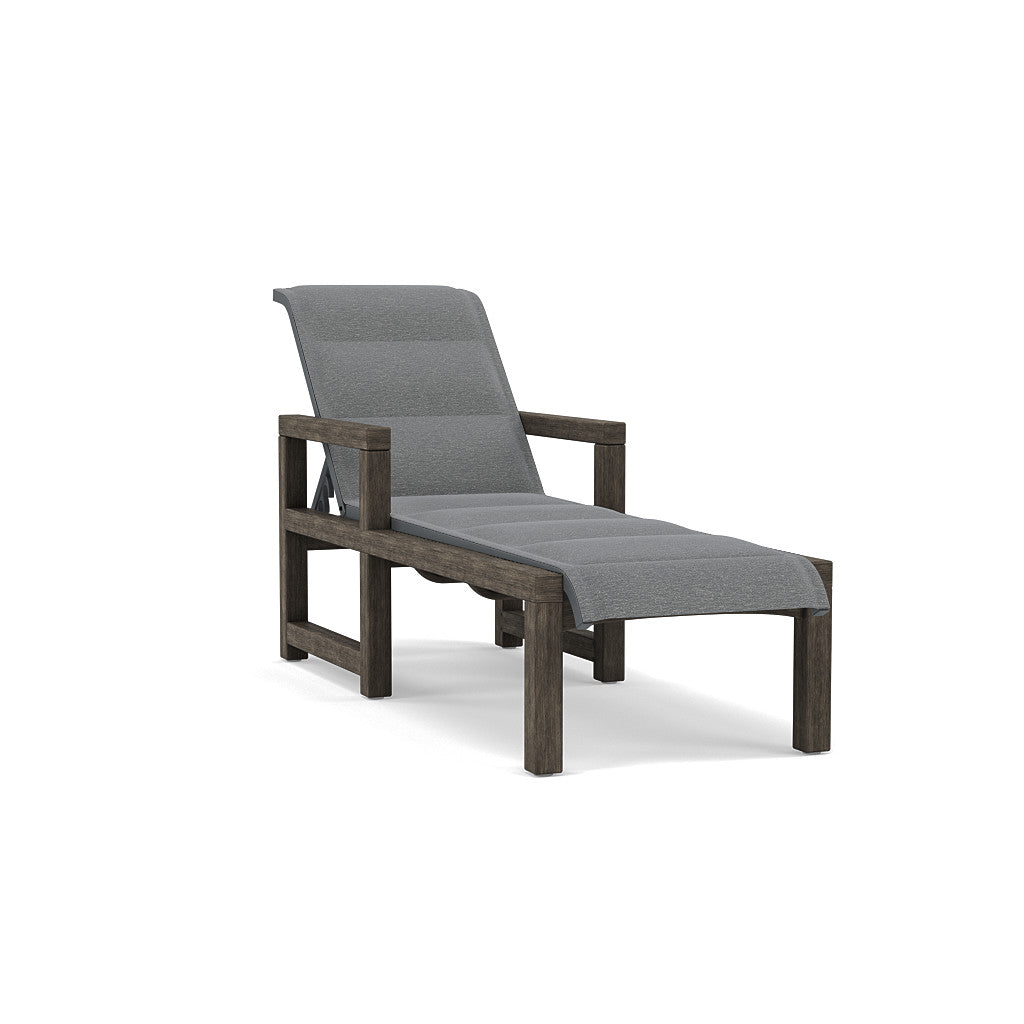 Lakeside Padded Sling Chaise Lounge