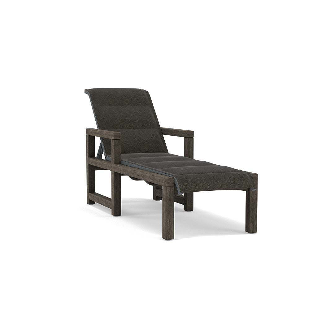Lakeside Padded Sling Chaise Lounge