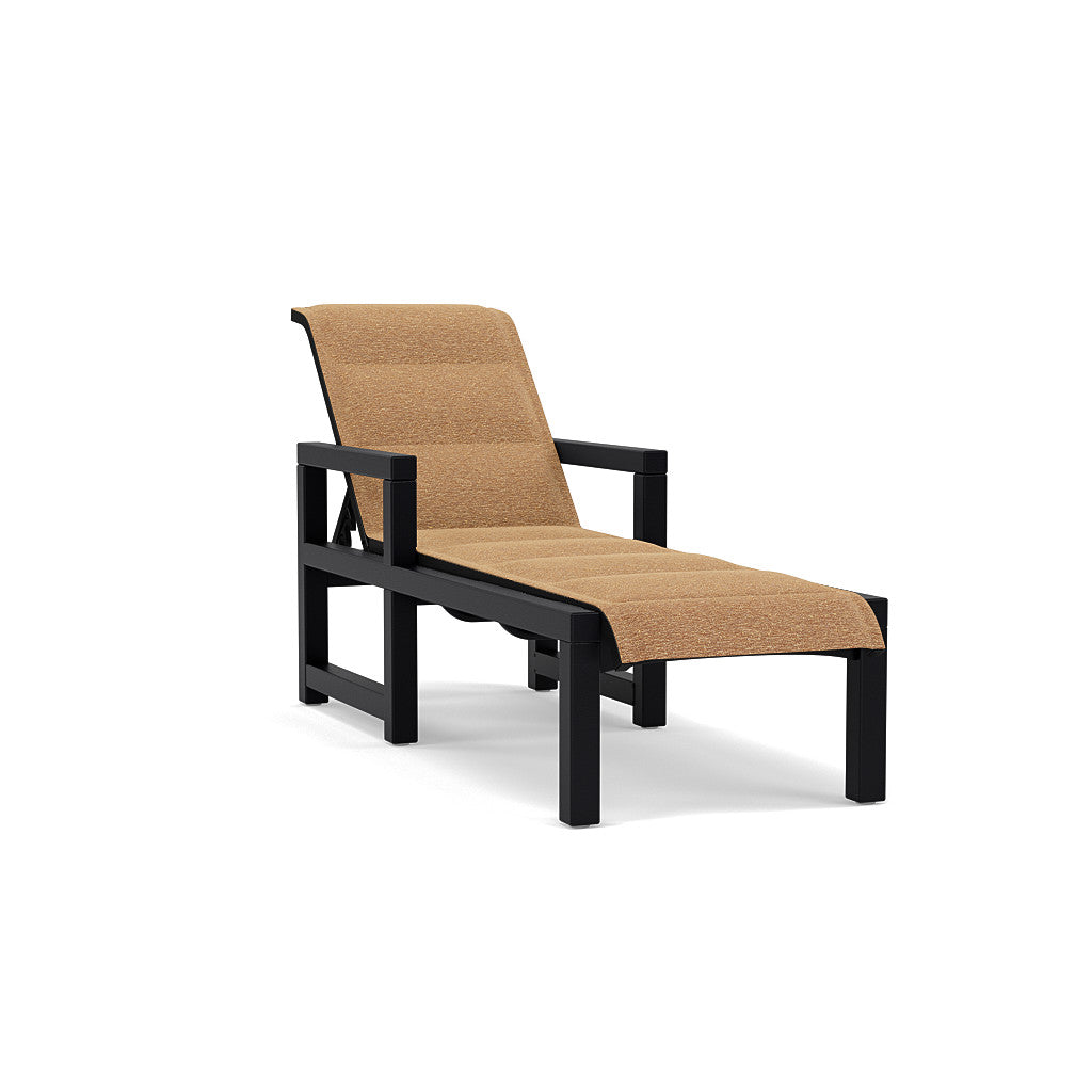 Lakeside Padded Sling Chaise Lounge