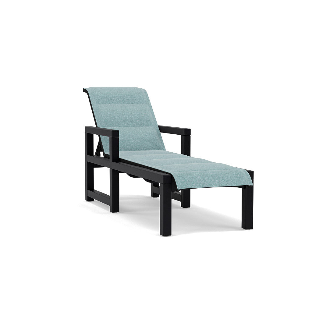 Lakeside Padded Sling Chaise Lounge