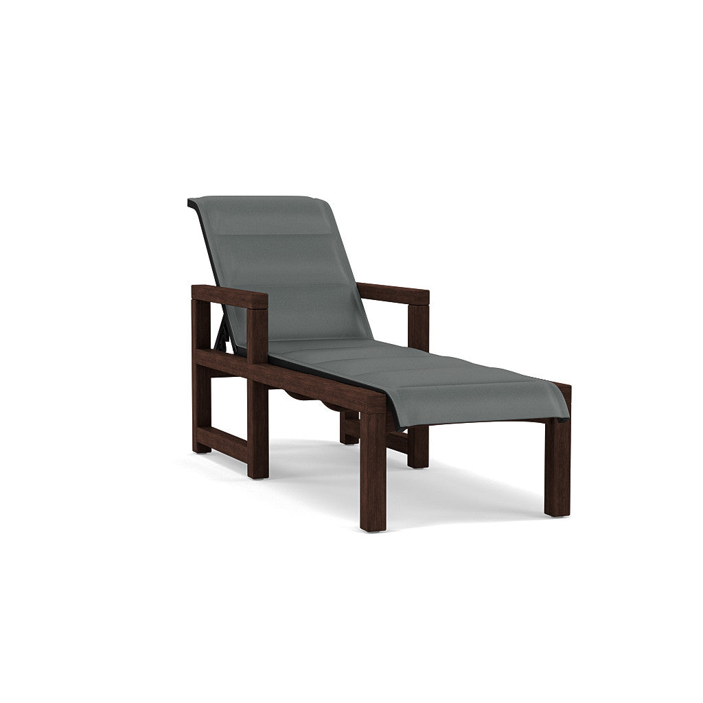 Lakeside Padded Sling Chaise Lounge
