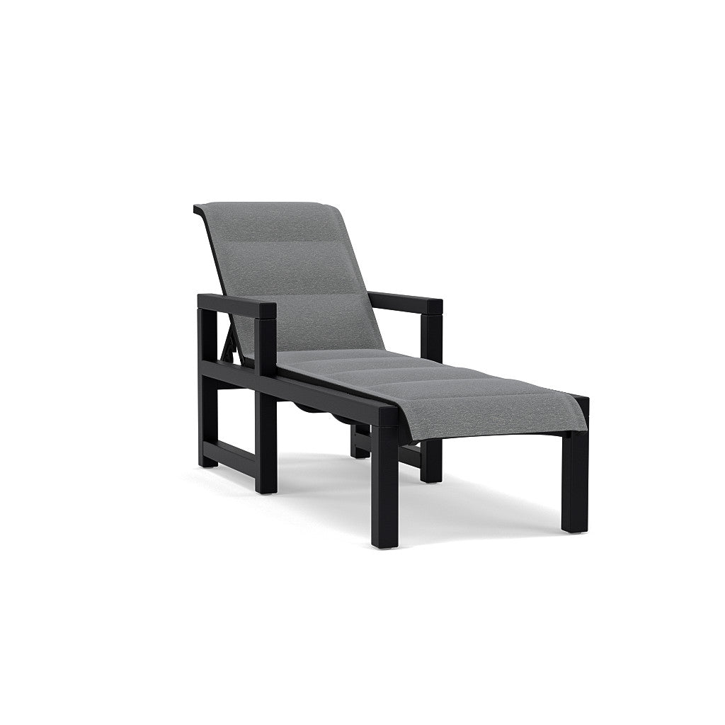 Lakeside Padded Sling Chaise Lounge