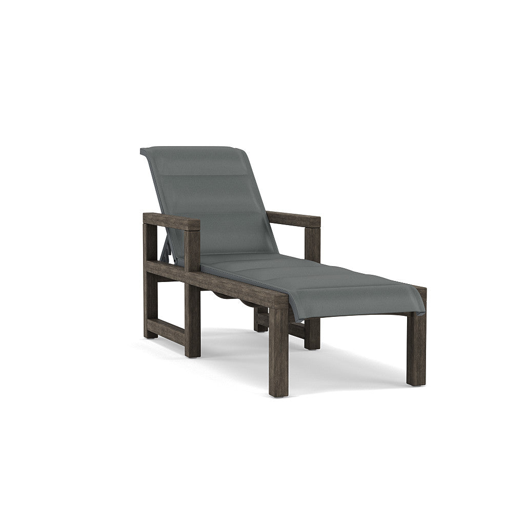 Lakeside Padded Sling Chaise Lounge