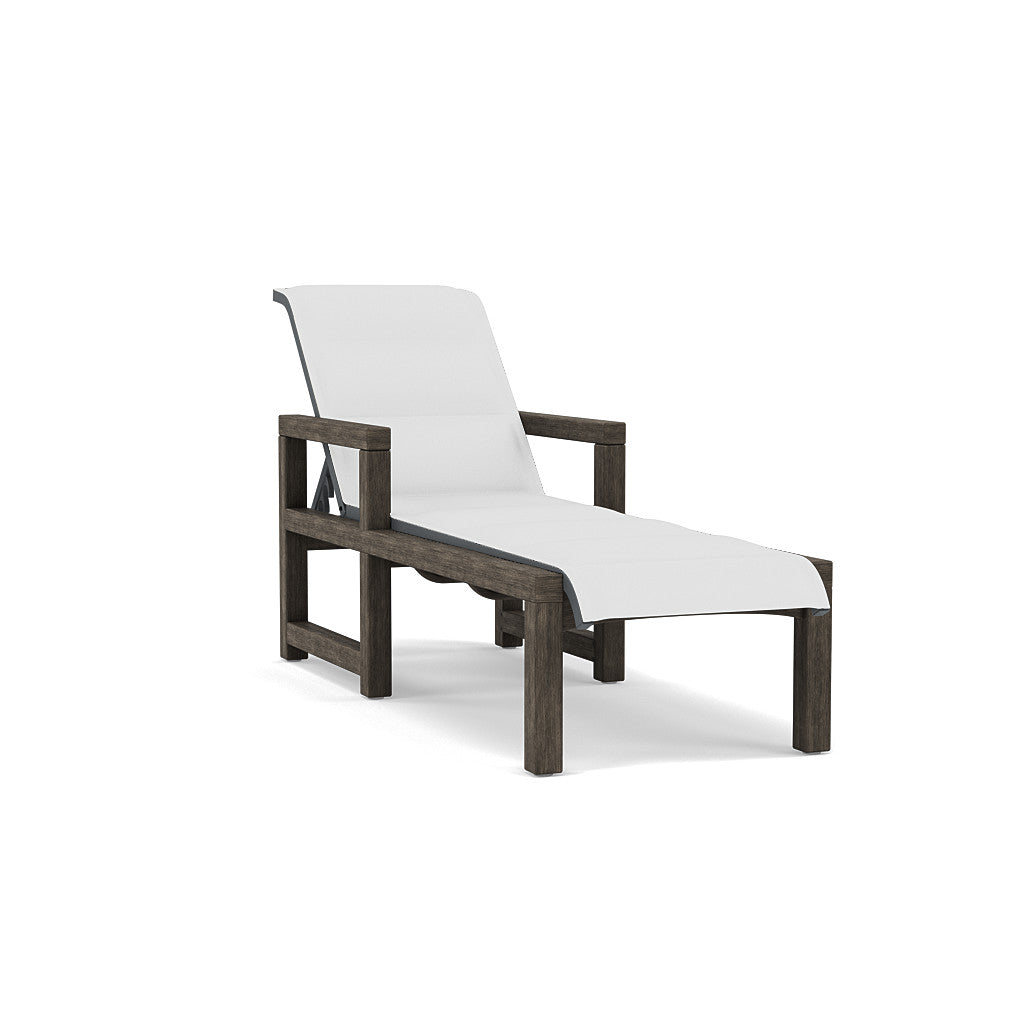 Lakeside Padded Sling Chaise Lounge