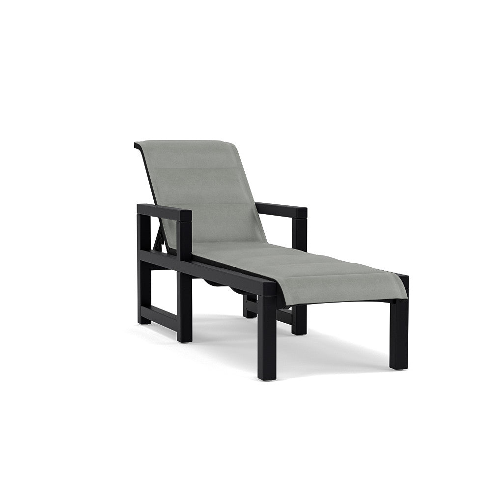 Lakeside Padded Sling Chaise Lounge