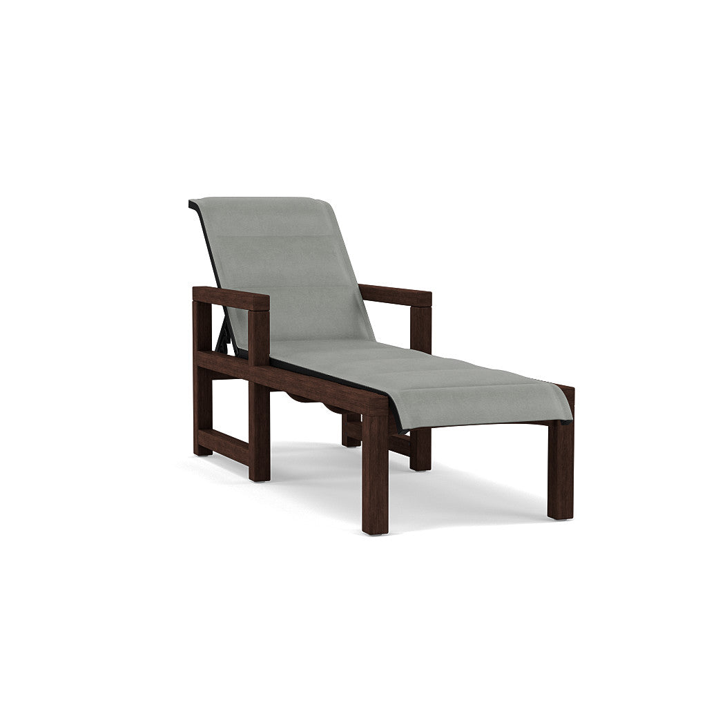 Lakeside Padded Sling Chaise Lounge
