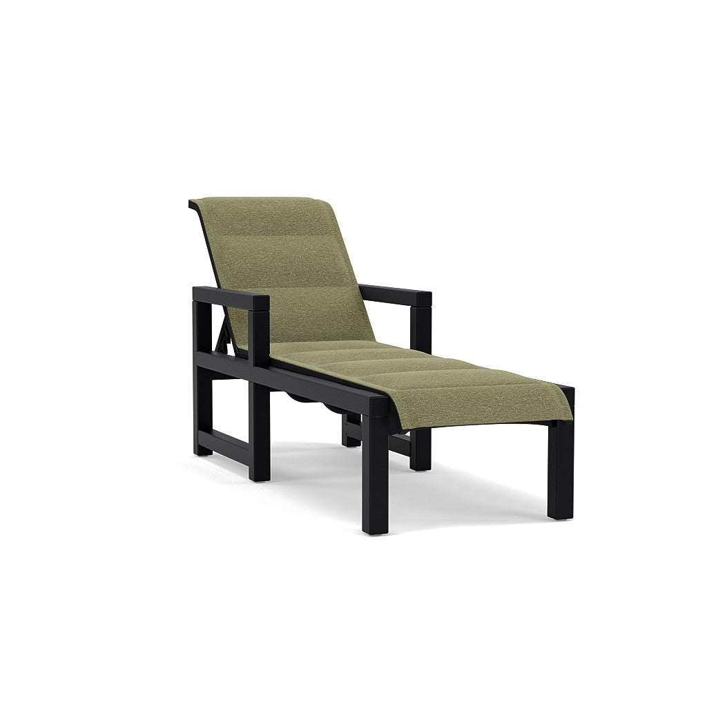 Lakeside Padded Sling Chaise Lounge