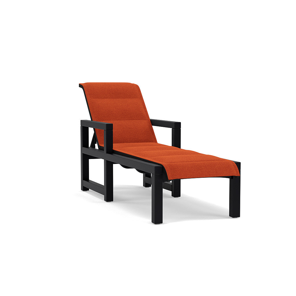 Lakeside Padded Sling Chaise Lounge