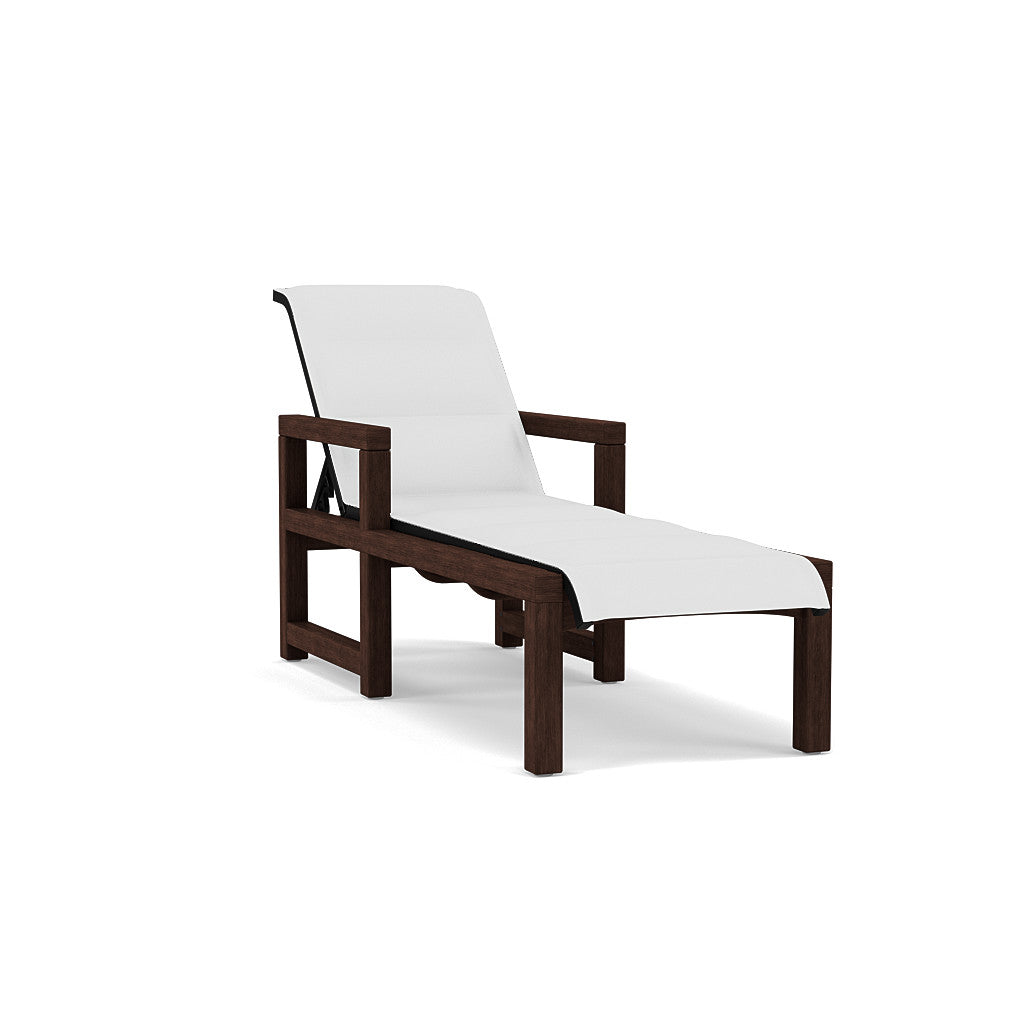 Lakeside Padded Sling Chaise Lounge