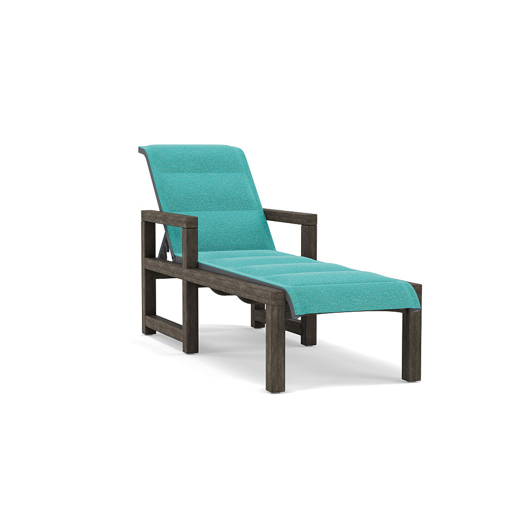 Lakeside Padded Sling Chaise Lounge