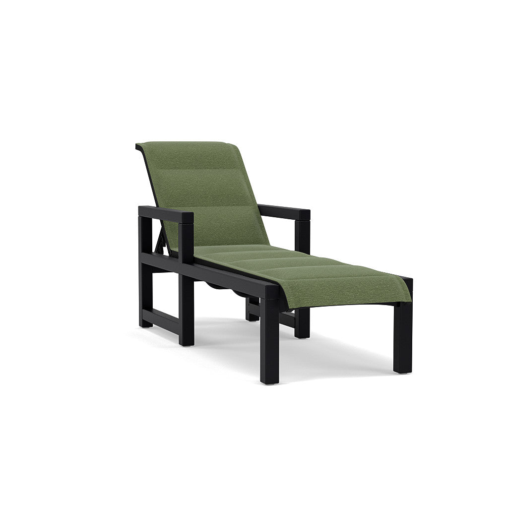 Lakeside Padded Sling Chaise Lounge