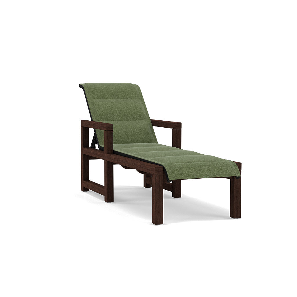 Lakeside Padded Sling Chaise Lounge