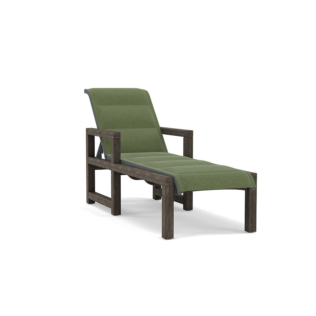 Lakeside Padded Sling Chaise Lounge