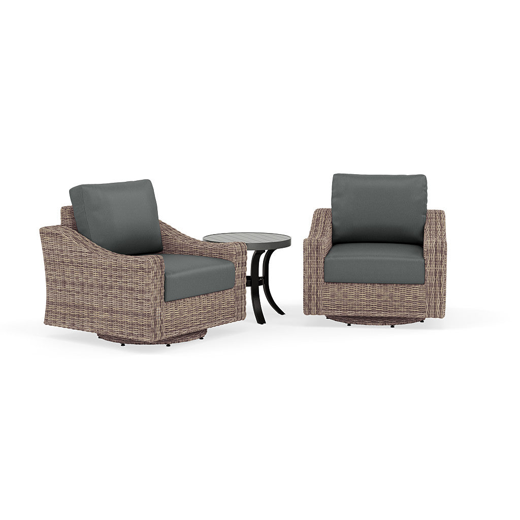 Mill Valley Club Swivel Chair Set